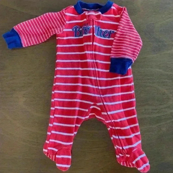 3 MONTHS ~ Carter's Baby Fleece Footed Sleeper Pajamas PJs LOT Of 3 - Picture 3 of 16